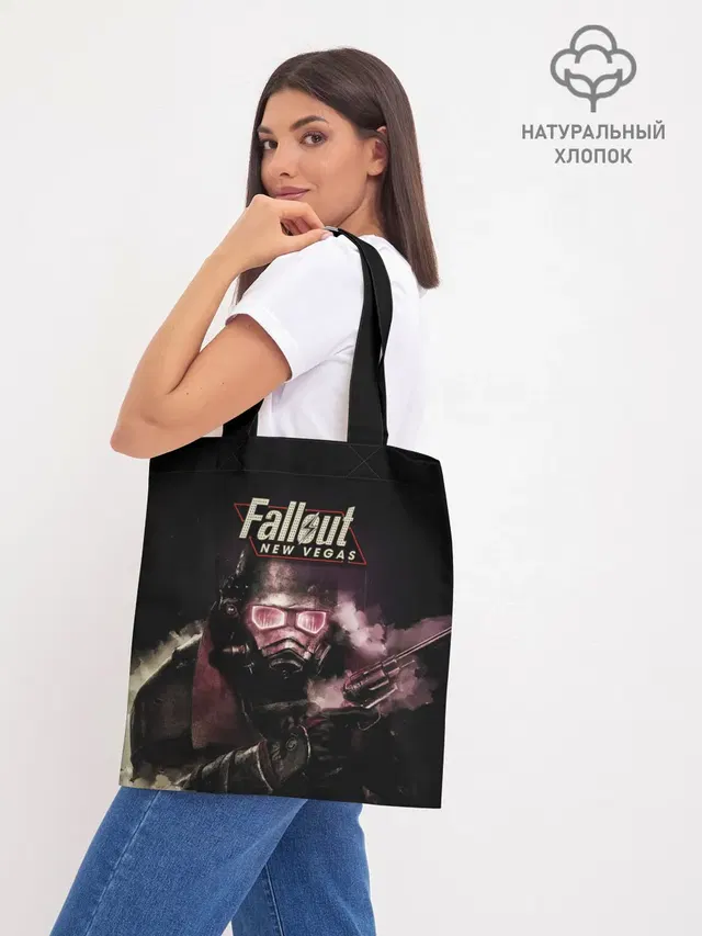 Шоппер базовый с принтом «Fallout — Фаллаут Нью Вегас»