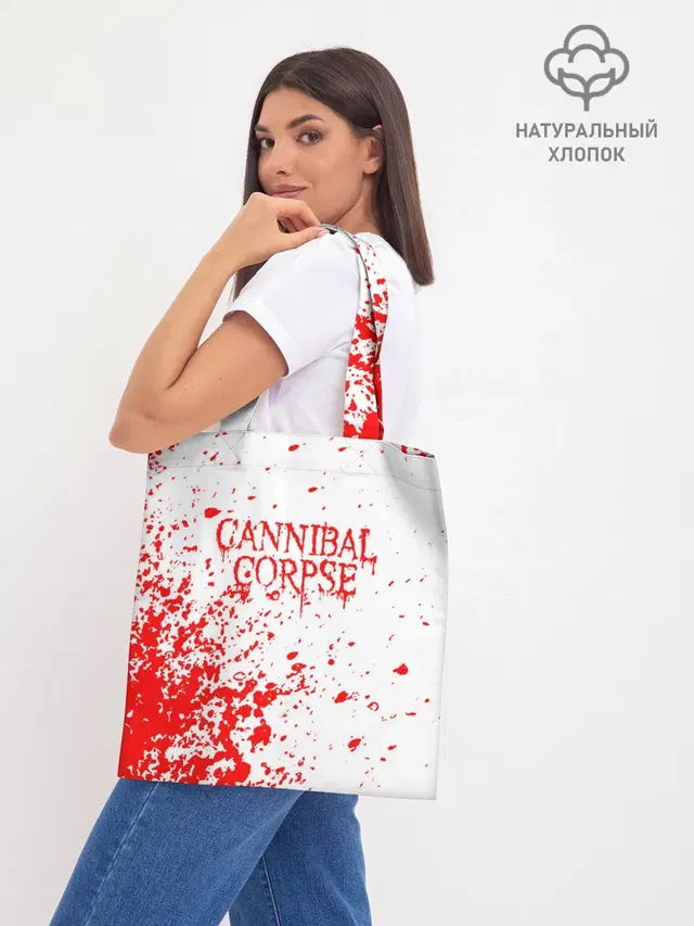 Шоппер базовый с принтом «Cannibal Corpse»