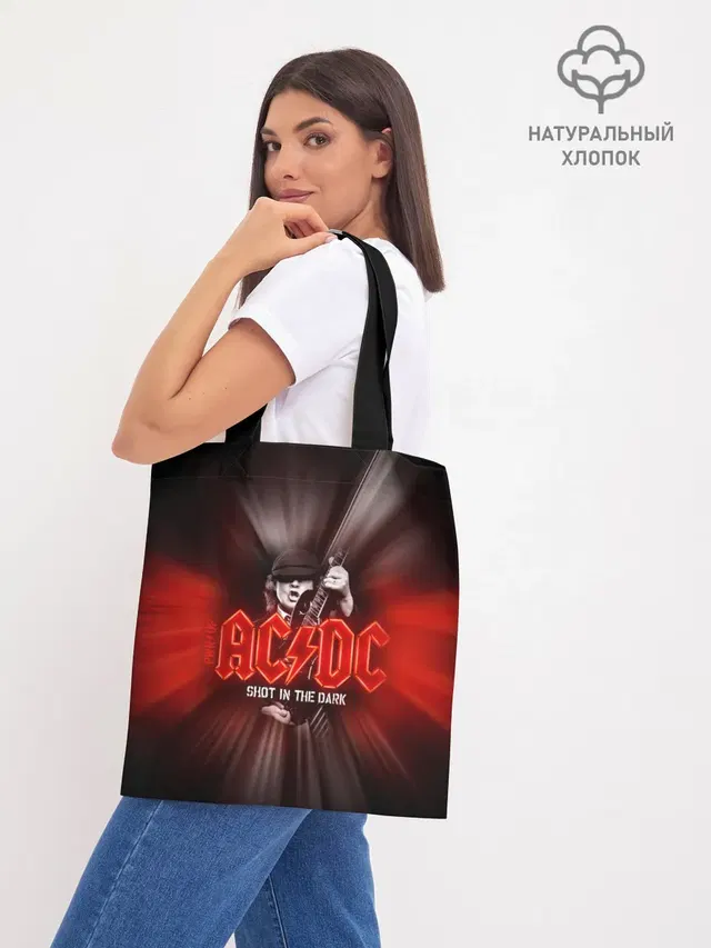Шоппер базовый с принтом «AC/DC — AC/DC: Angus Young»