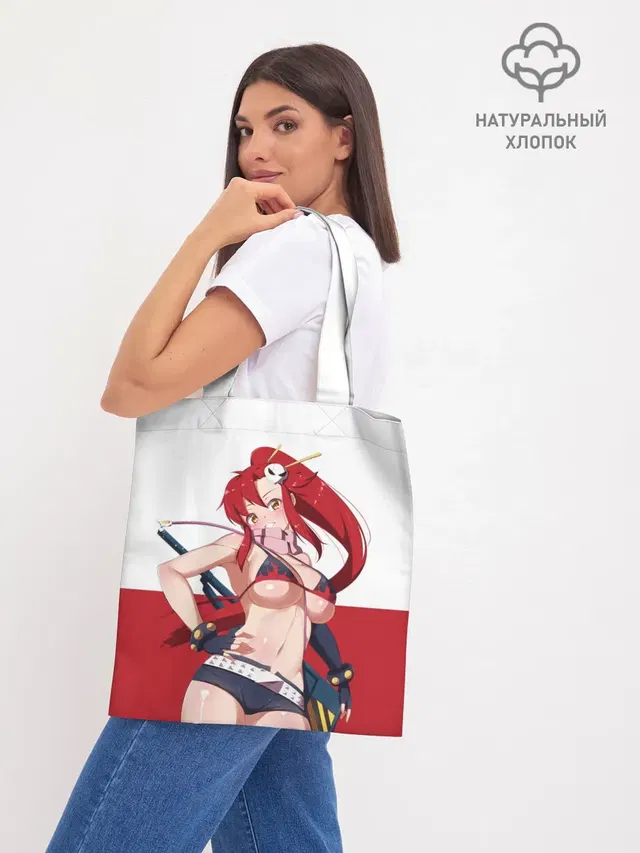 Шоппер базовый с принтом «Yoko Littner»