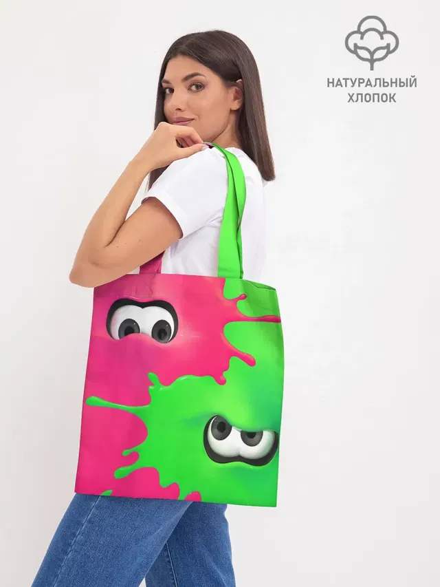 Шоппер базовый с принтом «Splatoon»