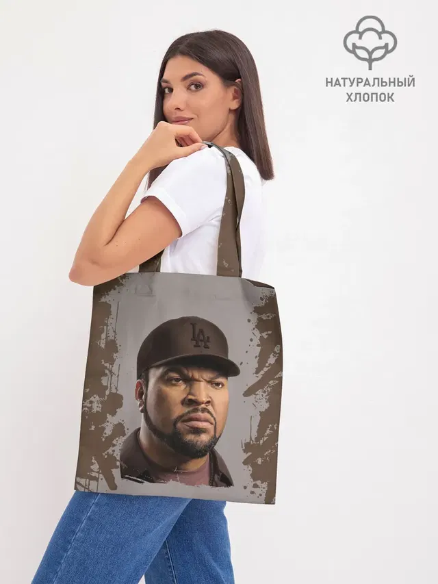 Шоппер базовый с принтом «Ice Cube — Айс Куб»