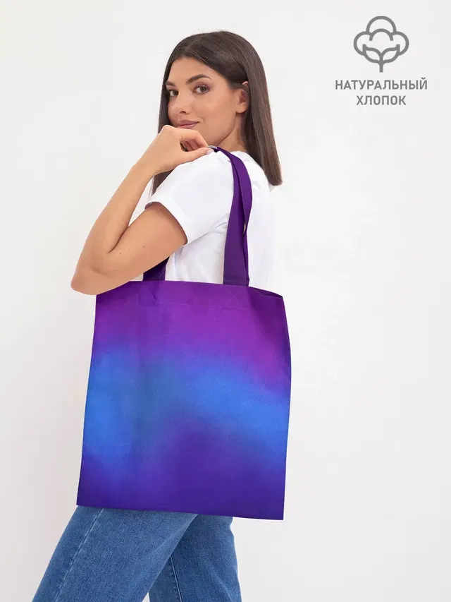 Шоппер базовый с принтом «Leather gradient»