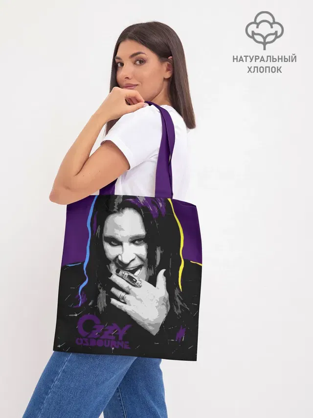 Шоппер базовый с принтом «Ozzy Osbourne — Ozzy Osbourne, Оззи Осборн»