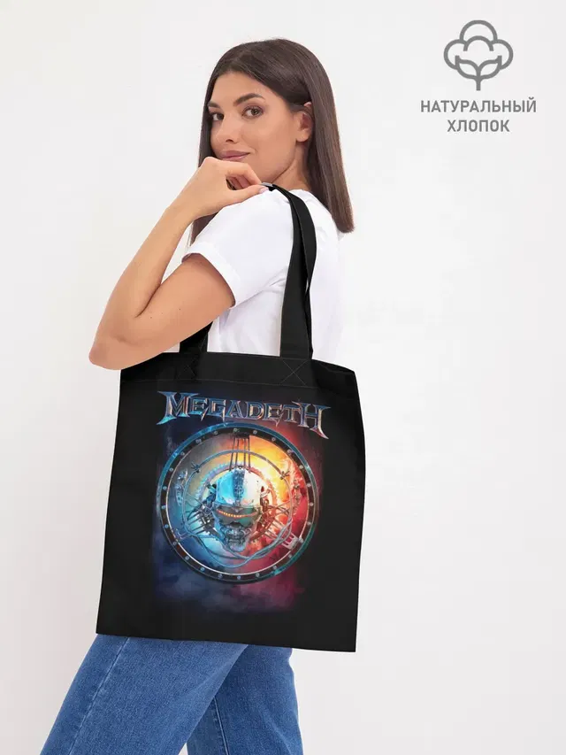 Шоппер базовый с принтом «Megadeth — Megadeth, Super Collider»