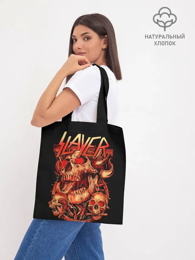 Шоппер базовый с принтом «Slayer — Slayer, Reign in Blood»