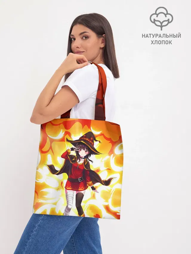 Шоппер базовый с принтом «Коносуба — MeguminKonoSuba»