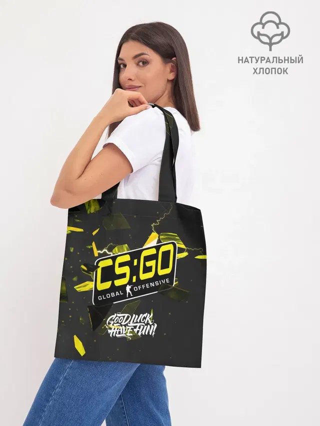 Шоппер базовый с принтом «Counter-Strike — Новая эра CS:GO»