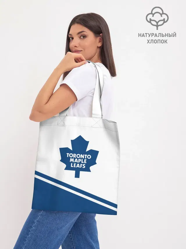 Шоппер базовый с принтом «НХЛ — Toronto Maple Leafs — Торонто Мейпл Лифс»