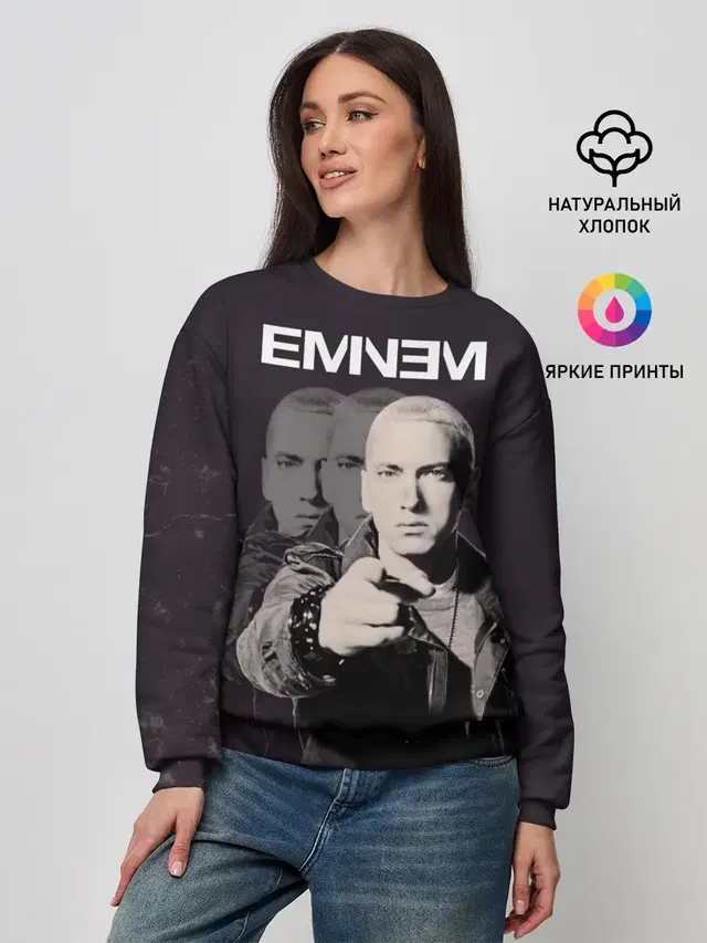 Женский свитшот с принтом «Eminem»
