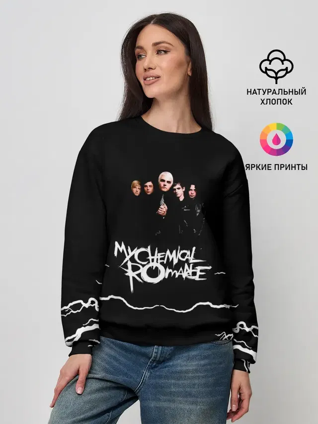 Женский свитшот с принтом «My Chemical Romance»