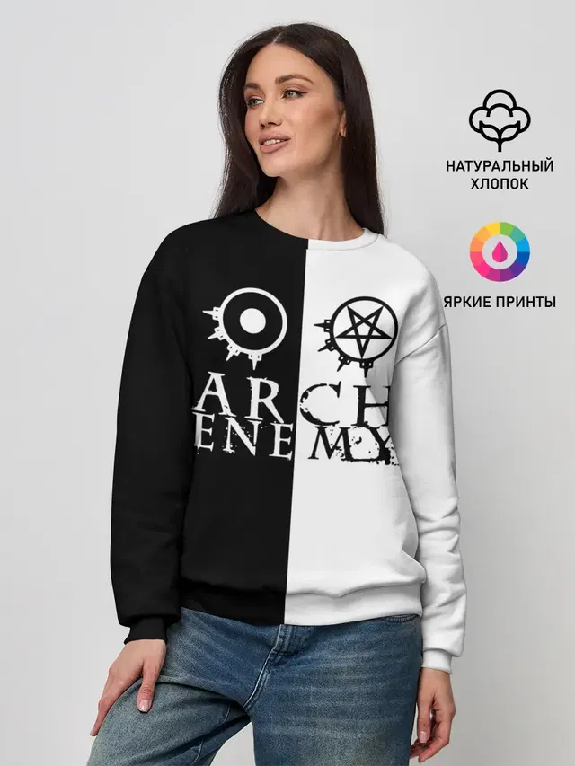 Женский свитшот с принтом «Arch Enemy»