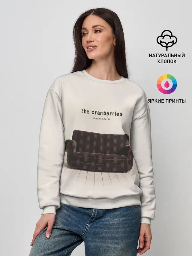 Женский свитшот с принтом «The Cranberries»
