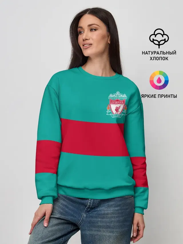 Женский свитшот с принтом «FC Liverpool»