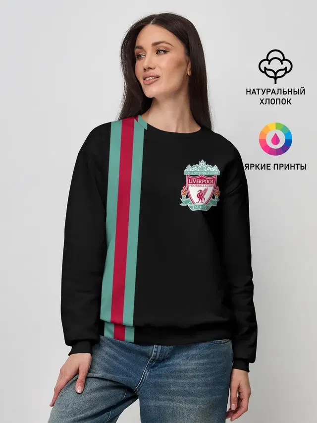 Женский свитшот с принтом «Liverpool FC»