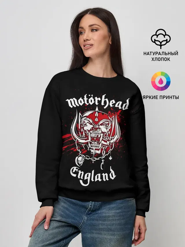 Женский свитшот с принтом «Motorhead»