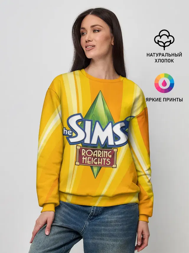 Женский свитшот с принтом «The Sims»