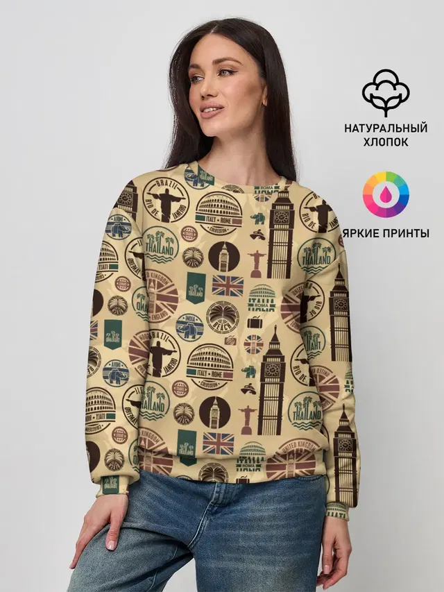 Женский свитшот