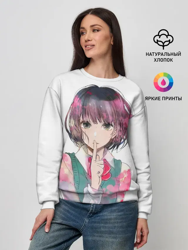 Женский свитшот с принтом «Kuzu no Honkai»