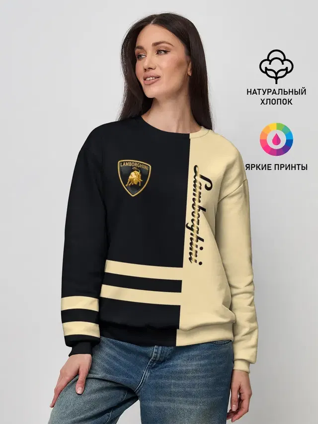 Женский свитшот с принтом «Lamborghini»