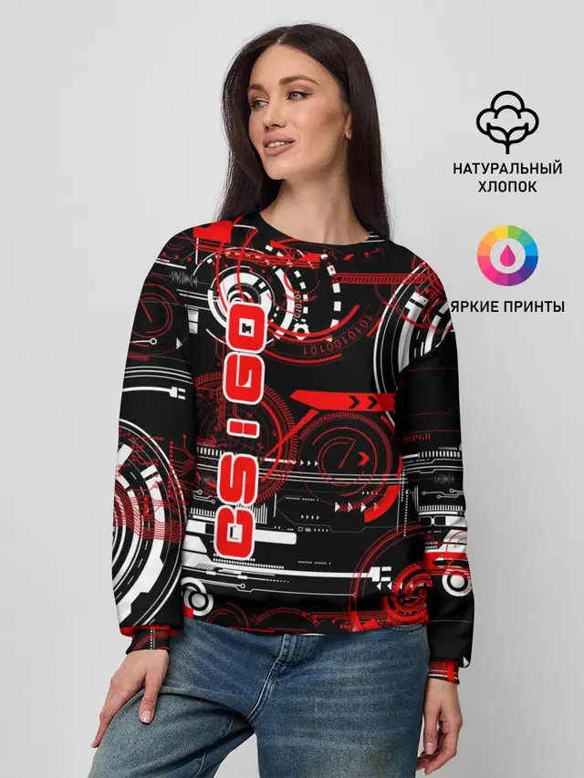 Женский свитшот