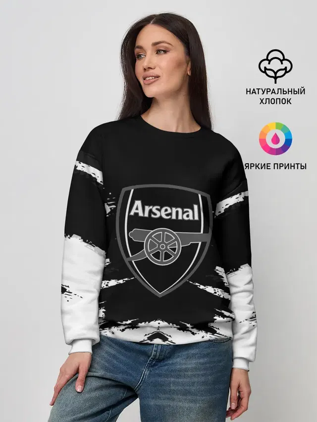 Женский свитшот с принтом «Football»