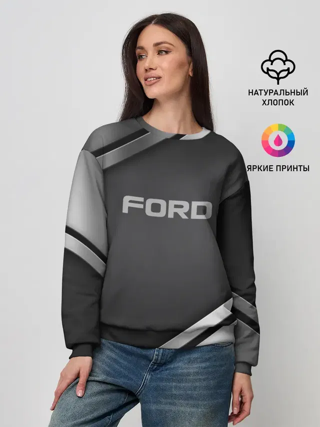 Женский свитшот с принтом «Ford»