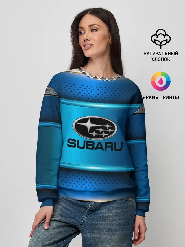 Женский свитшот с принтом «SUBARU sport collection»