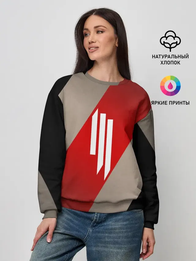 Женский свитшот с принтом «Skrillex»