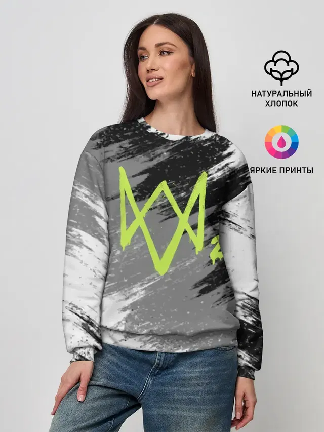 Женский свитшот с принтом «Graffiti style»