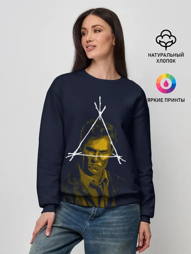 Женский свитшот с принтом «True Detective»