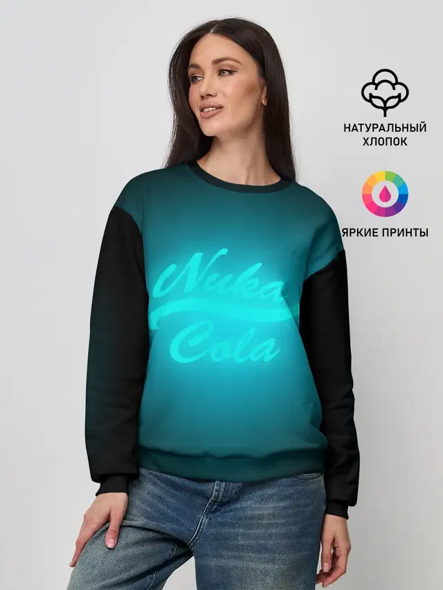 Женский свитшот с принтом «Quantum Jones Soda»