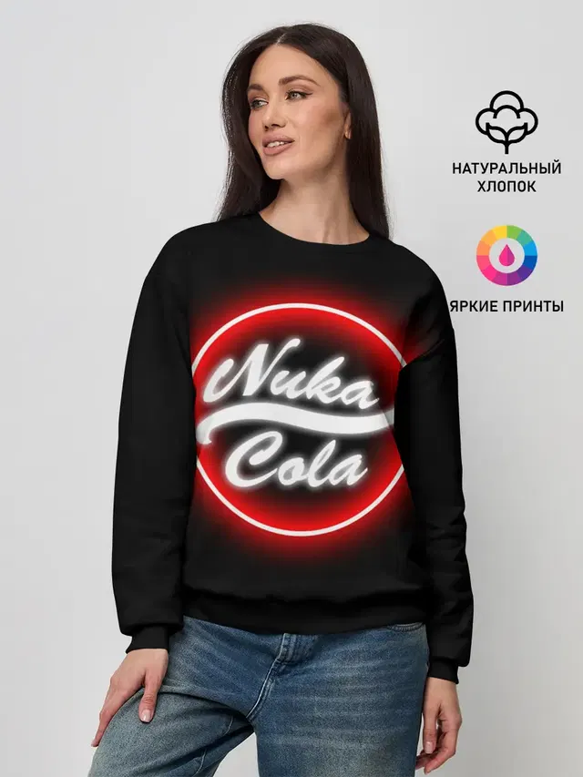 Женский свитшот с принтом «Nuka-Cola»