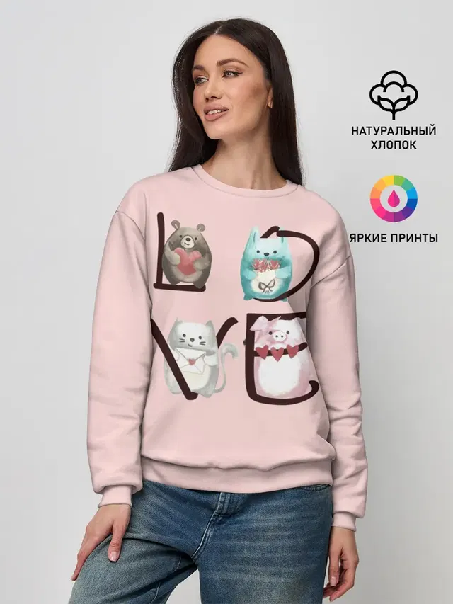 Женский свитшот
