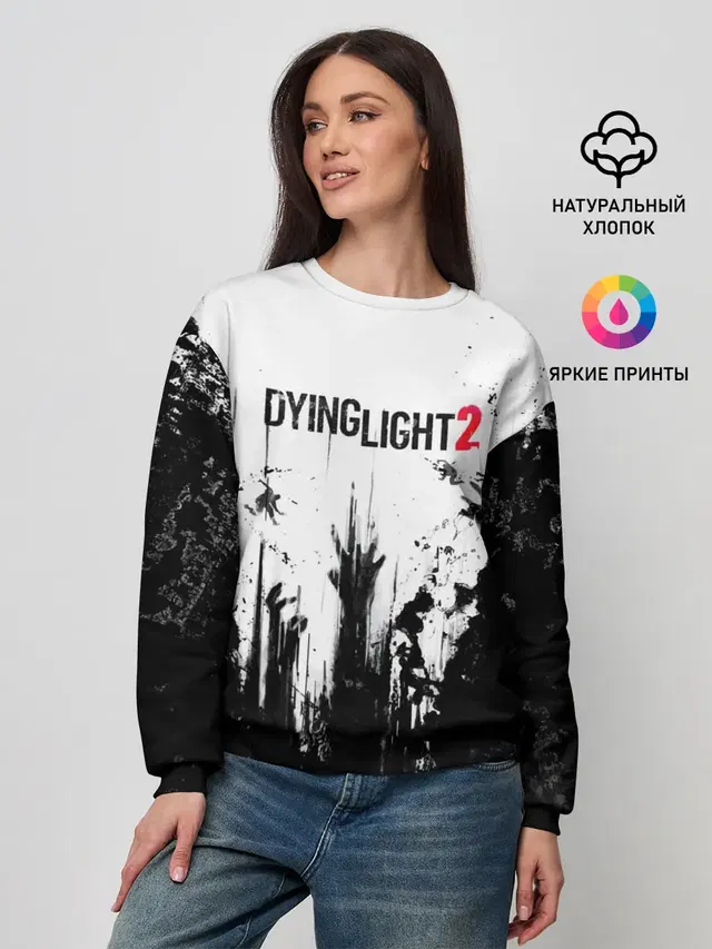 Женский свитшот с принтом «Dying Light — Dying Light 2»