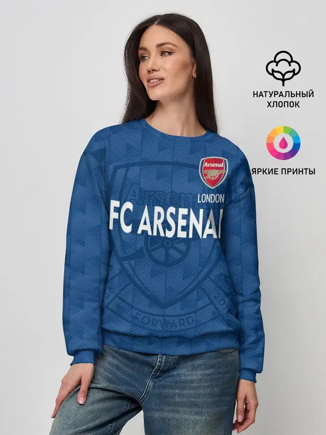 Женский свитшот с принтом «Arsenal Football Club — FC Arsenal»