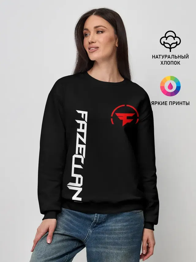 Женский свитшот с принтом «Counter-Strike — FAZE CLAN»
