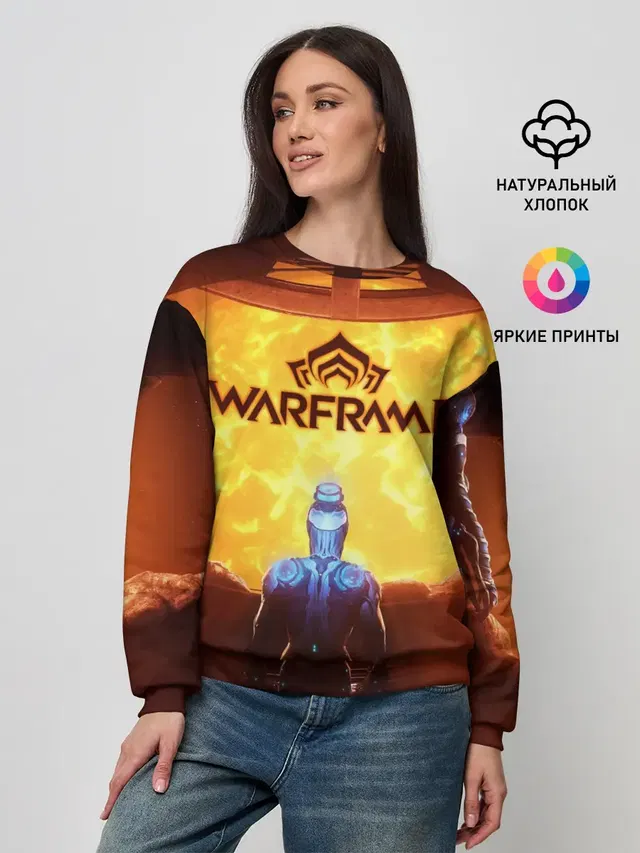 Женский свитшот с принтом «Warframe»