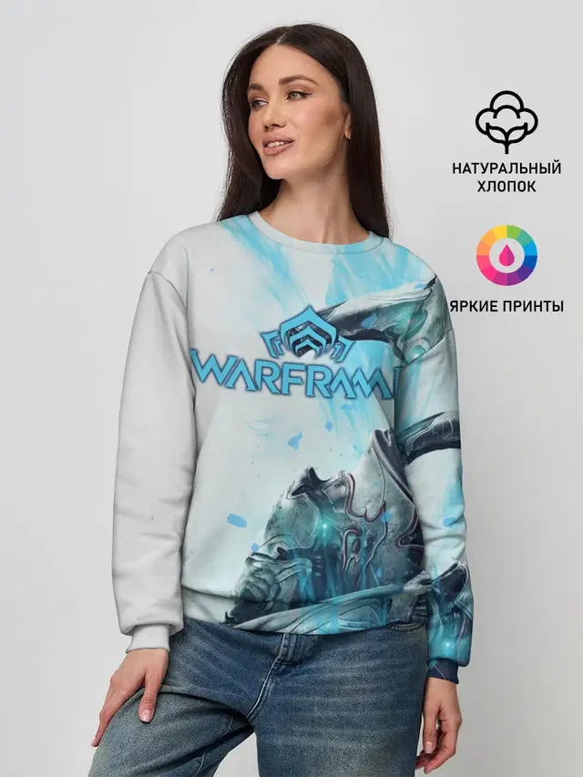 Женский свитшот с принтом «Warframe»