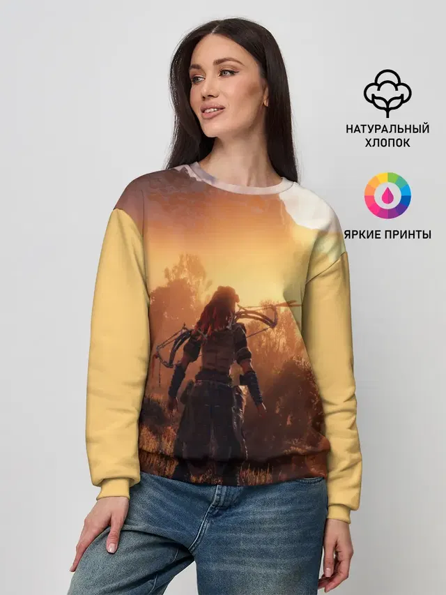 Женский свитшот с принтом «Horizon Zero Dawn»