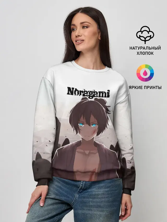 Женский свитшот с принтом «NORAGAMI Yato»