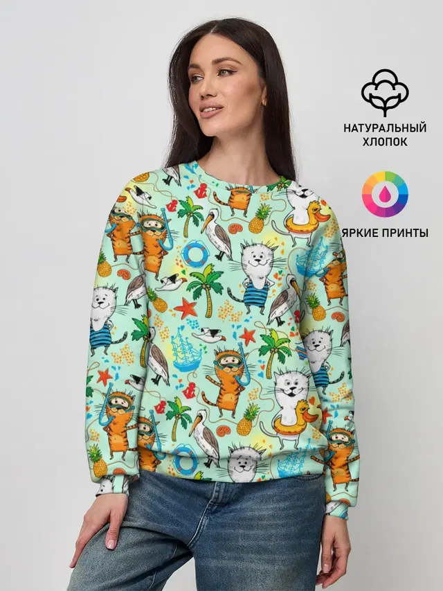 Женский свитшот