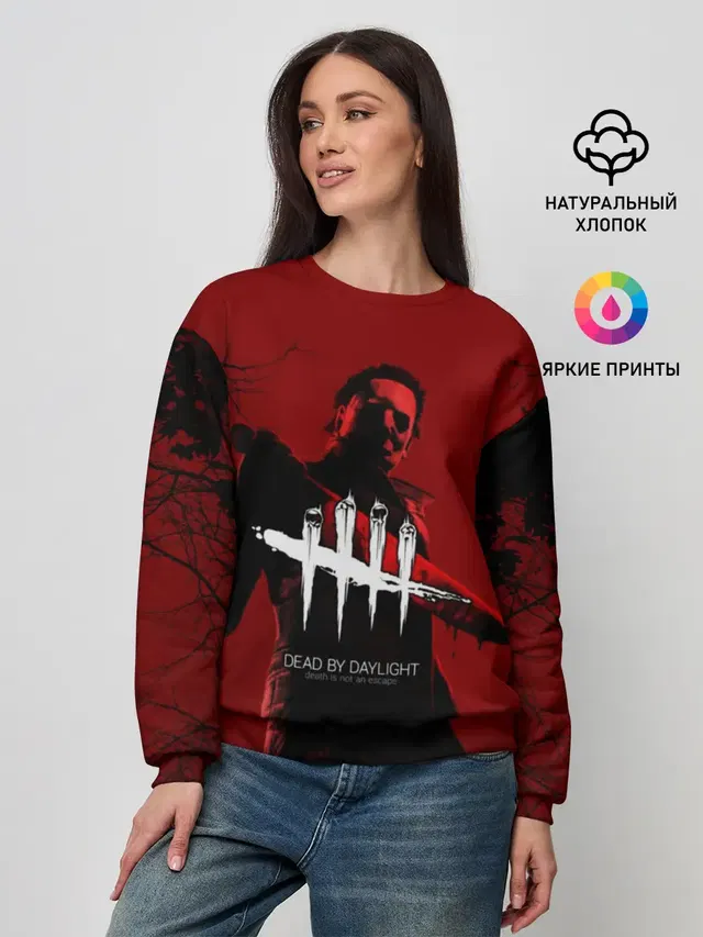 Женский свитшот с принтом «Dead by Daylight»