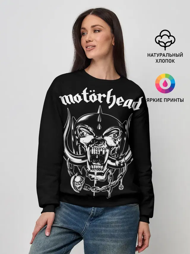 Женский свитшот с принтом «Motorhead»