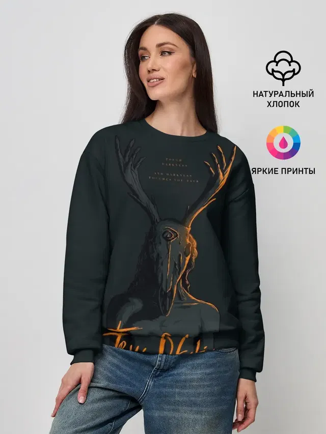Женский свитшот с принтом «True Detective»
