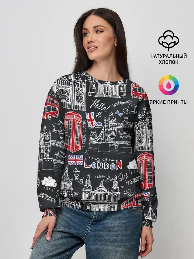 Женский свитшот