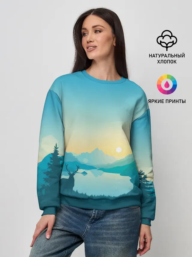 Женский свитшот
