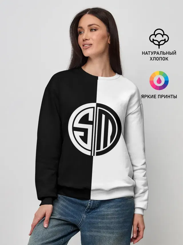 Женский свитшот с принтом «Team SoloMid»