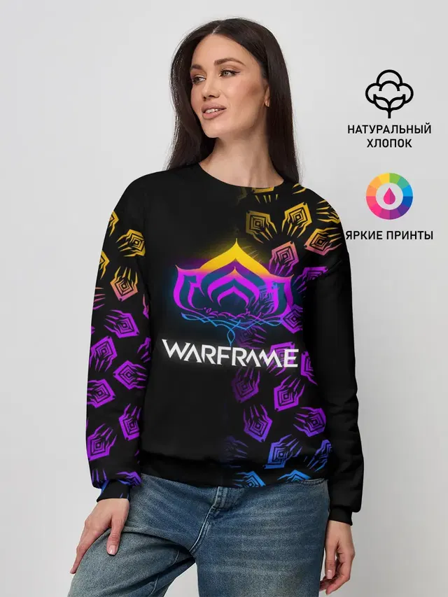 Женский свитшот с принтом «Warframe»