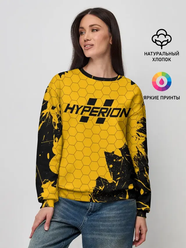 Женский свитшот с принтом «Покер — BORDERLANDS HYPERION»